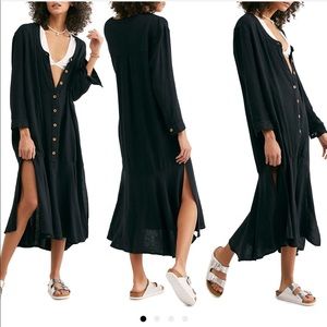 FREE PEOPLE Mathilda Henley Shirtdress